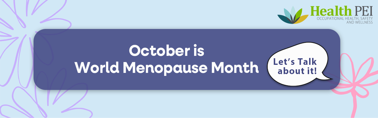 October is World Menopause Month