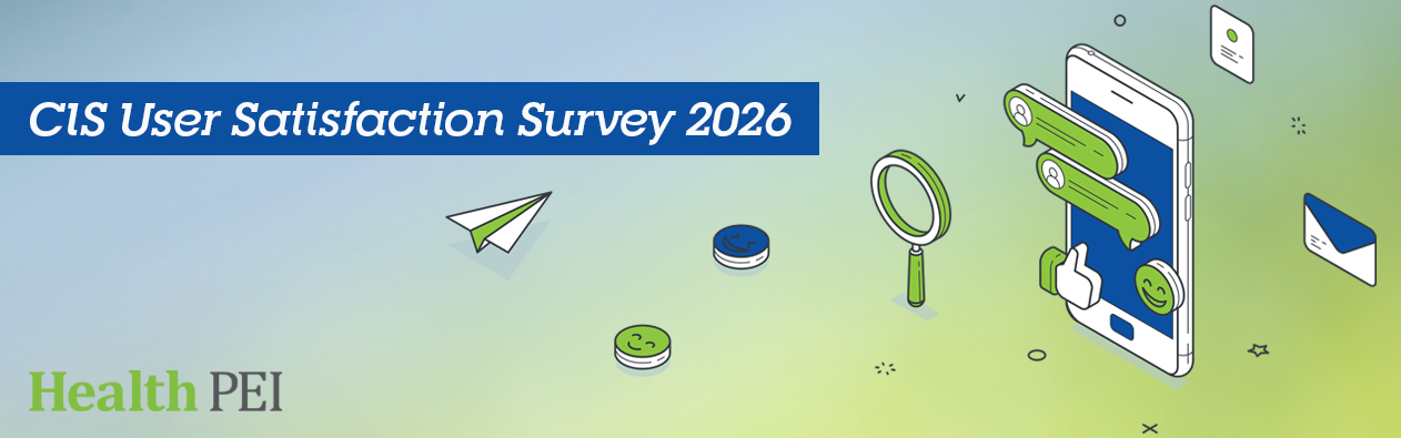 CIS User Satisfaction Survey 2026 with an image concept including a smartphone, chat bubbles, like, smile and magnifier icons.